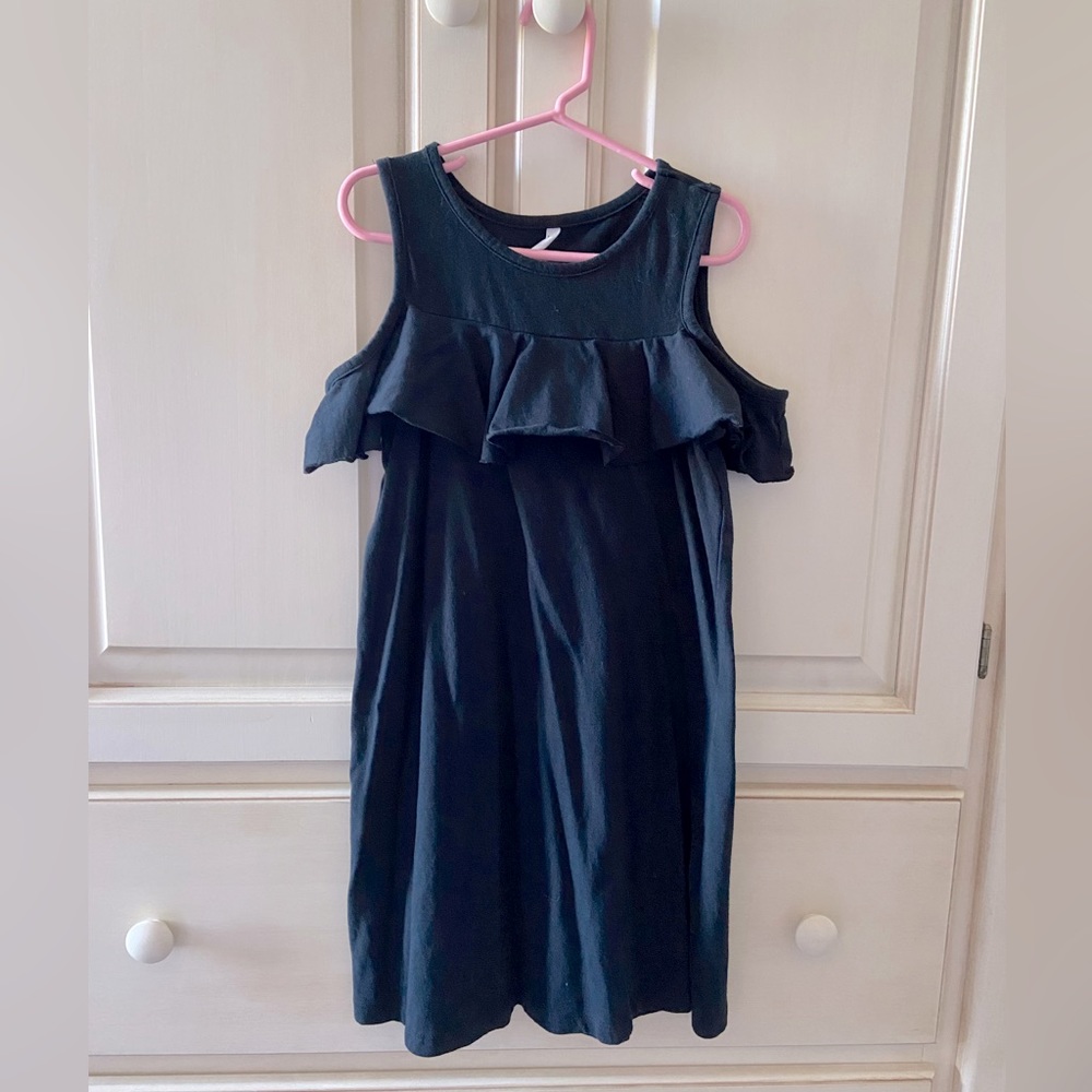 FabKids Girls Black Dress Size M (8)